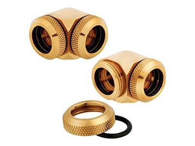 Corsair Hydro X Series XF Hardline 90° 14 mm OD verbinding Corsair Hydro X Series XF Hardline 90° 14 mm OD verbinding