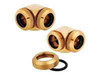 Corsair Hydro X Series XF Hardline 90° 14 mm OD verbinding - thumbnail