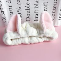 Schattige elastische kat oren hoofdbanden vrouwen meisjes make-up gezicht wassen hoofdband kapsel gezichtsmasker Headwrap Hairband haar accessoire (be - thumbnail