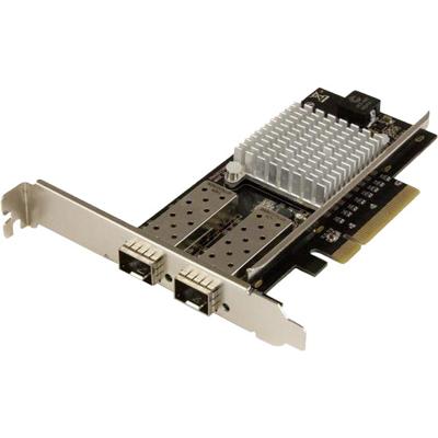 .com 10G Network Card - 2x 10G Open SFP+ Multimode LC Fiber Connector - Intel 82599 Chip - Gigabit Ethernet Card (PEX20000SFPI) - Netwerkadapter - PCIe 2.0 x4 laag profiel - 10 GigE .com 10G Network Card - 2x 10G Open SFP+ Multimode LC Fiber Connector - Intel 82599 Chip - Gigabit Ethernet Card (PEX20000SFPI) - Netwerkadapter - PCIe 2.0 x4 laag profiel - 10 GigE