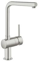 GROHE Minta Keukenkraan - hoog - l uitloop - supersteel geborsteld 31375DC0 - thumbnail