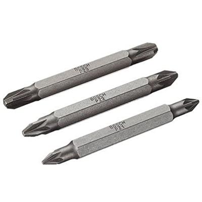 Bosch Accessoires 3-delige dubbelbitset PZ1-PZ2-PZ3, 60 mm - 2607001749 Bosch Accessoires 3-delige dubbelbitset PZ1-PZ2-PZ3, 60 mm - 2607001749