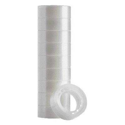 Plakband Quantore 15mmx10m transparant | 120 stuks