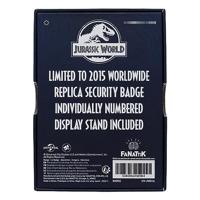 Jurassic World Limited Edition Replica Security Officer Badge - thumbnail