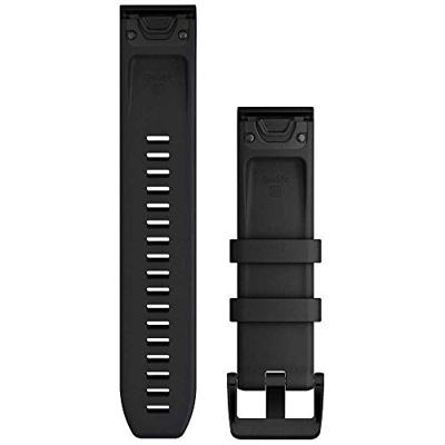 GARMIN QuickFit, horlogepolsband van siliconen, 22mm, Zwart Geschikt voor Fenix 5/6/7 , Approach S60/S62, Instinct 2, Descent Mk2, D2 Delta
