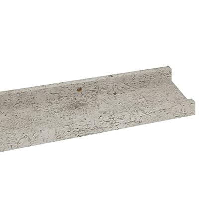 VidaXL Wandschappen 2 st 80x9x3 cm betongrijs