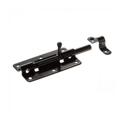 GB plaatgrendel 100x50mm zwartverzinkt etiket | 1 stuk - 17274337