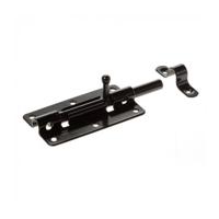 GB plaatgrendel 100x50mm zwartverzinkt etiket | 1 stuk - 17274337 - thumbnail