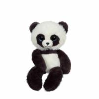 Knuffel Gipsy Toys Panda Leggies Zwart - thumbnail
