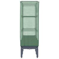 Plantenbak verhoogd met kashoes 120x40x140 cm rattanlook - thumbnail