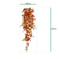 Herfst kunsthangplant Maple 120cm oranje - thumbnail