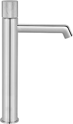 Ben Engraved Cross verhoogde wastafelkraan Chroom