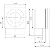 Finder 12.31.8.230.0000 Schakelklok voor frontopbouw 230 V/AC Dagprogramma - thumbnail