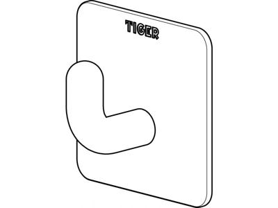 Tiger Haak Pinky Metaal RVS