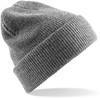 Beechfield CB425 Heritage Beanie - Heather Grey - One Size - thumbnail