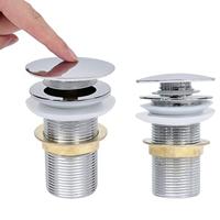 Afvoer pop-up zonder overloop 6,4x6,4x9,1 cm chroomkleurig - thumbnail