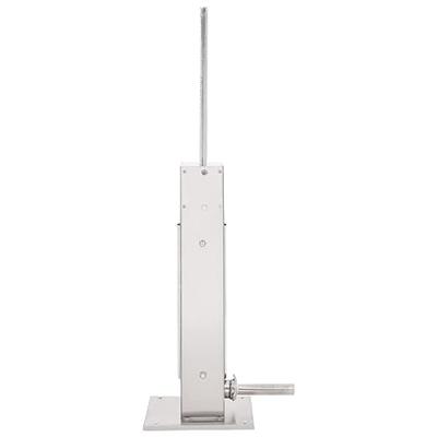 VidaXL Worstenvuller handmatig 7 l roestvrij staal zilverkleurig