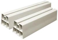Opstelbalken voor airco - Canalit - PVC - 1000 x 80 x 80 mm - Wit - Verpakking 2 stuks - thumbnail