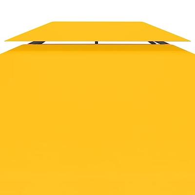 VidaXL Prieeldak 2-laags 310 g/m² 4x3 m geel VidaXL Prieeldak 2-laags 310 g/m² 4x3 m geel