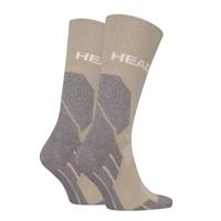 HEAD Wandelsokken All Climates Hiking Crew 2-pack Taupe-43/46 - thumbnail