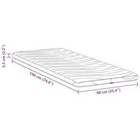 Matraspads Wit 90 x 190 cm Niet-plakkende polyester - thumbnail