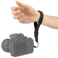 MegaGear Ultralichte polsband van leer voor alle camera's, zwart - thumbnail