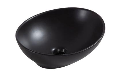 Wiesbaden Opbouw Waskom Barco 40x33x14,5 cm Keramiek Mat Zwart