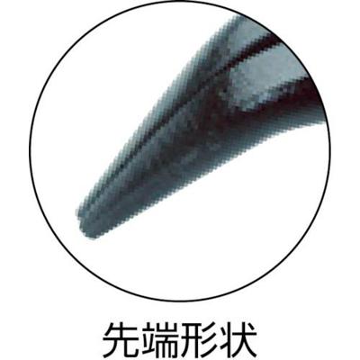 Bahco gebogen lange punttang 160 mm | 2427 D-160