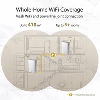 Asus ZenWiFi AXHybr (XP4) AX1800 2Pk Mesh-netwerk 1300 MBit/s 2.4 GHz, 5 GHz - thumbnail