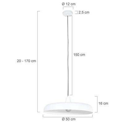 Steinhauer Strakke hanglampKrisip Ø 50cm - 2677W