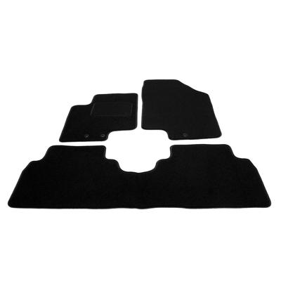 Automatten op maat - zwart stof - Kia Venga vanaf 2009 en Hyundai iX20 vanaf 2010