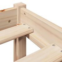 Bedframe zonder matras massief grenenhout 120x190 cm - thumbnail