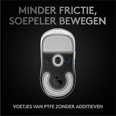 Logitech PRO X SUPERLIGHT Gaming-muis Radiografisch Optisch Wit 5 Toetsen 16000 dpi Oplaadbaar Logitech PRO X SUPERLIGHT Gaming-muis Radiografisch Optisch Wit 5 Toetsen 16000 dpi Oplaadbaar