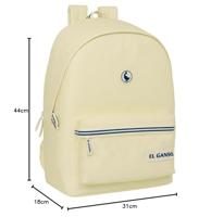 Laptoptas El Ganso Basics Beige 31 x 44 x 18 cm - thumbnail