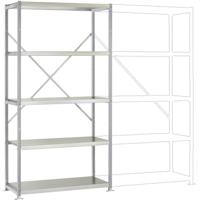 Manuflex RP1018.9006 Magazijnstelling basismodule (b x h x d) 1030 x 2000 x 400 mm Staalbodem - thumbnail