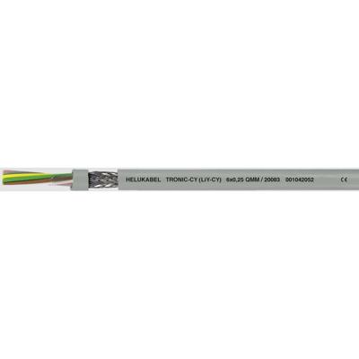 HELU 16034-1000 Datakabel LiYCY 12 x 0.75 mm² Grijs 1000 m