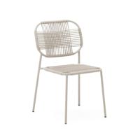 Kave Home Tuinstoel 'Talaier' Touw, kleur Beige - thumbnail