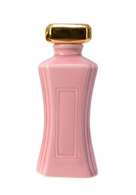 Kandelaar porselein l8b8h16 cm roze a2 Decoris - Decoris