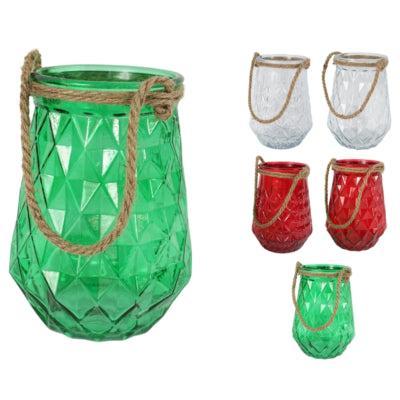 Windlicht Rhythm 22 cm 6 assorti | 210 stuks