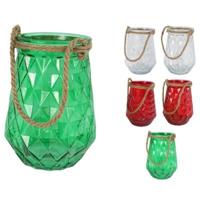 Windlicht Rhythm 22 cm 6 assorti | 210 stuks - thumbnail