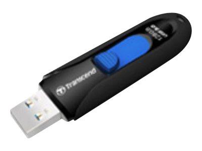Transcend JetFlash® 790 USB-stick 128 GB Zwart, Blauw TS128GJF790K USB-A 3.1 Gen 1 Transcend JetFlash® 790 USB-stick 128 GB Zwart, Blauw TS128GJF790K USB-A 3.1 Gen 1