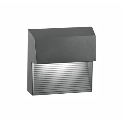 Lyora Vierkante wandlampKrypton 15cm grijs - 752250