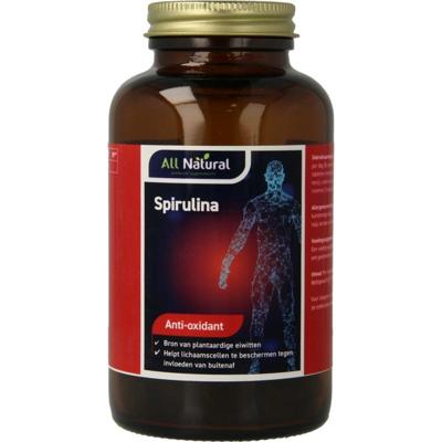 All Natural Spirulina 580mg 200 Tabletten