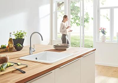 GROHE Concetto Keukenkraan - hoog - draaibare uitloop - supersteel geborsteld 32661dc3 - thumbnail