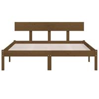 Bedframe massief grenenhout honingbruin 120x200 cm - thumbnail