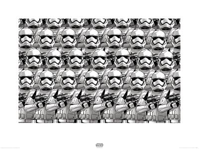 Kunstdruk Star Wars - Episode VII Stormtrooper Pencil Art 80x60cm Kunstdruk Star Wars - Episode VII Stormtrooper Pencil Art 80x60cm