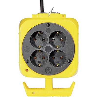 Brennenstuhl 115.176.0 8-voudig Stopcontactsplitter Geel, Zwart Brennenstuhl 115.176.0 8-voudig Stopcontactsplitter Geel, Zwart
