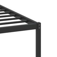 Bedframe zonder matras hout gerookt eikenkleurig 90x190 cm - thumbnail