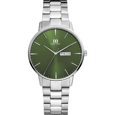 Danish Design Akilia zilver/groen herenhorloge
