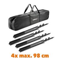 Walimex pro Statieftas 98 cm voor max. 4 studiostatieven tot 96 cm - draagtas met schouderriem, praktisch en comfortabel, dikke bekleding, buitenkant: 98x18x16 cm, binnen 96 x 17 x 14 cm - thumbnail